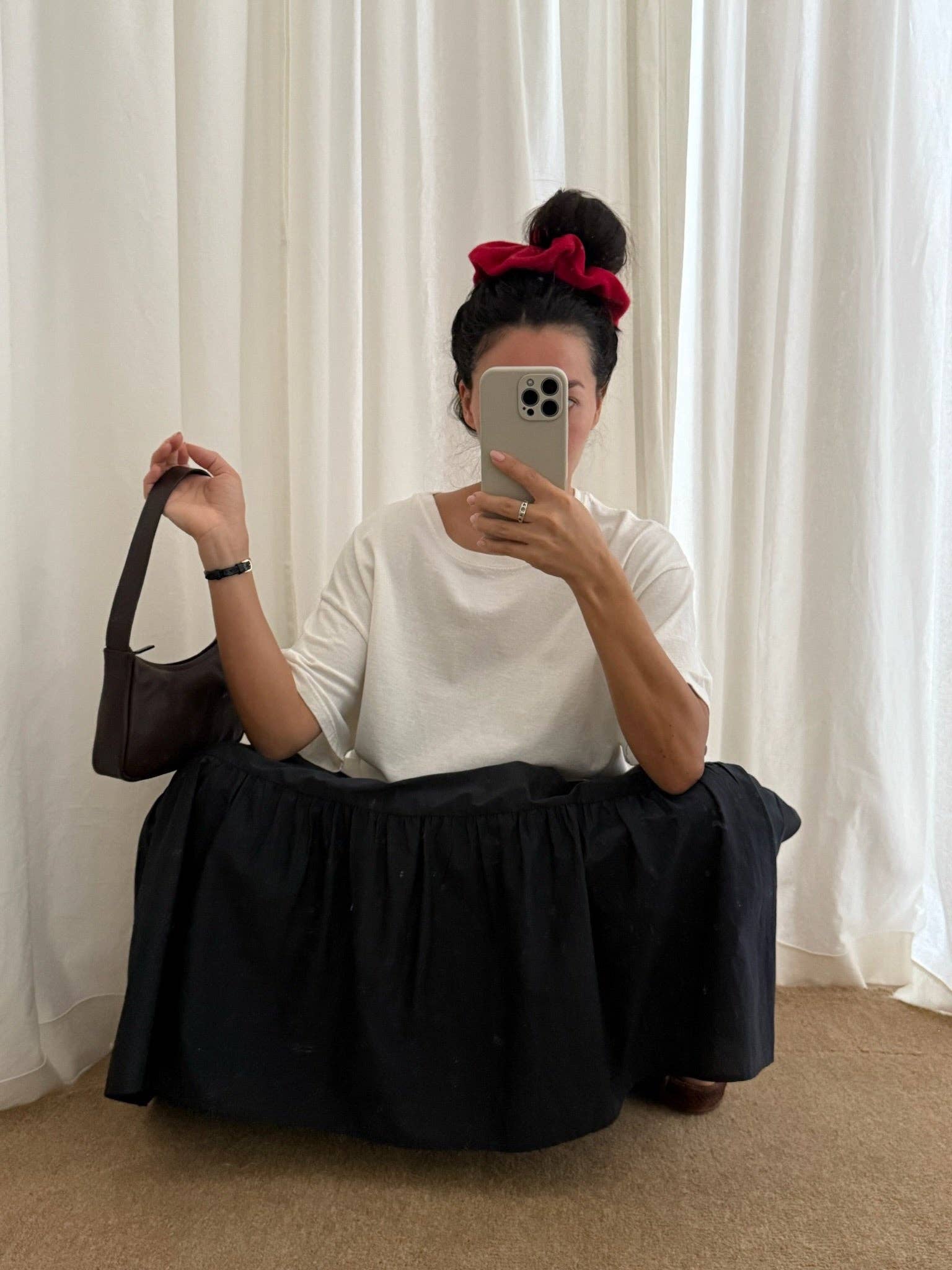 MiMi Silk Cotton Skirt