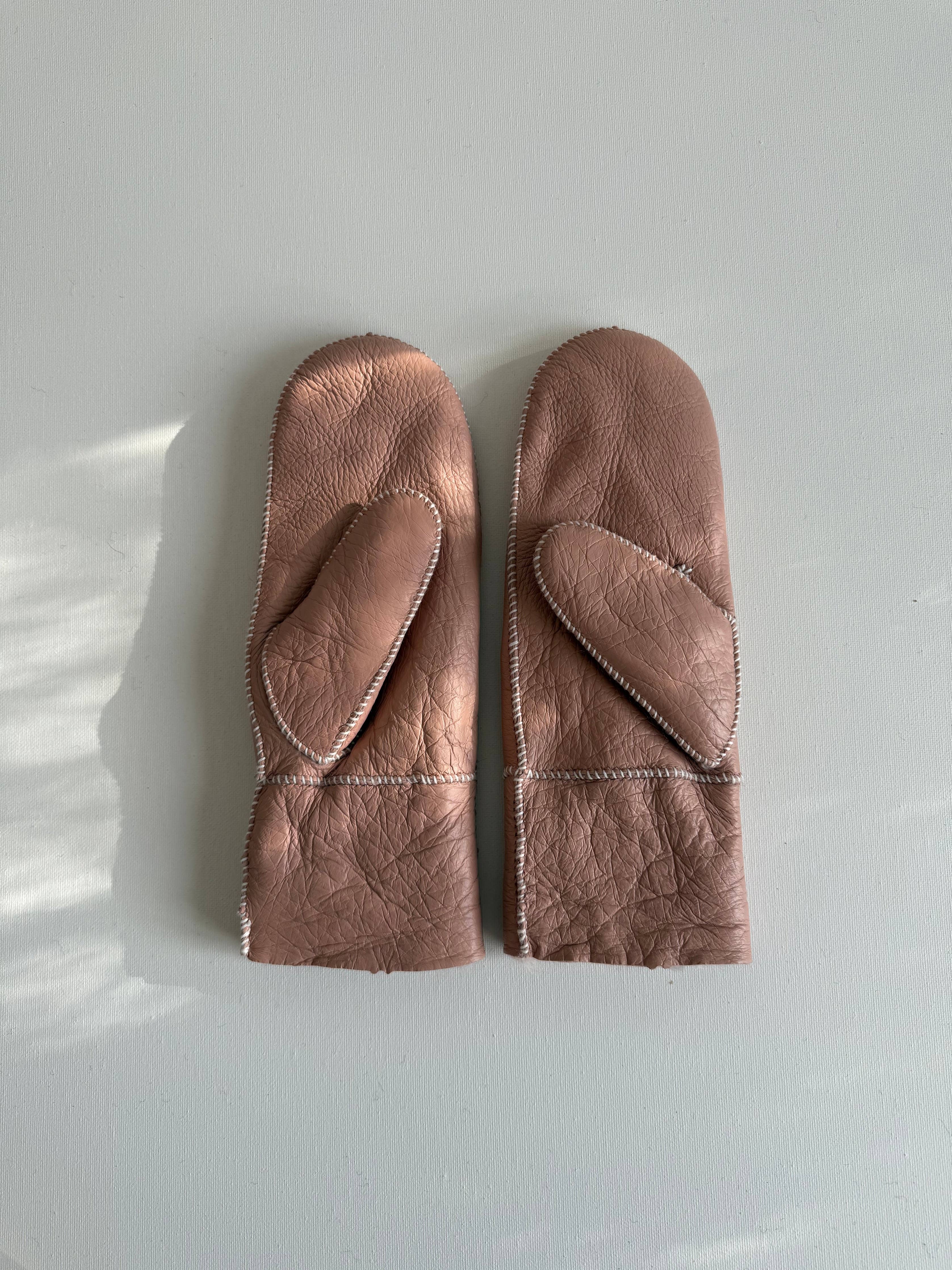 Shearling Mittens