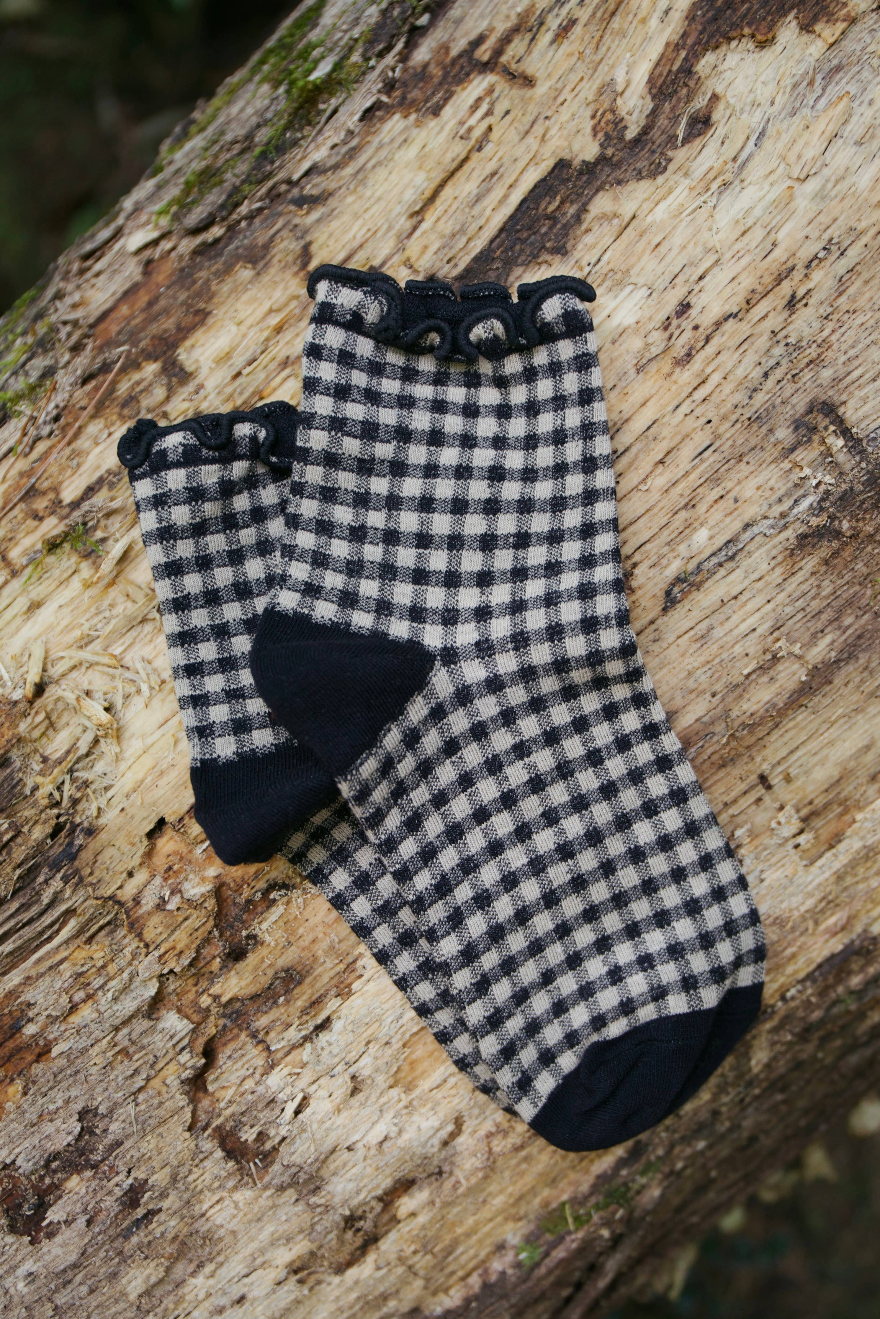 Gingham Socks