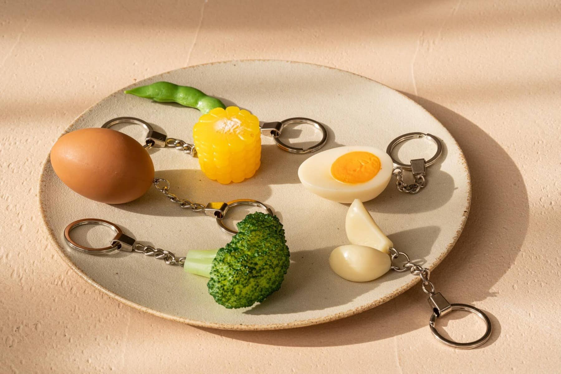 Garlic Cloves Keychain