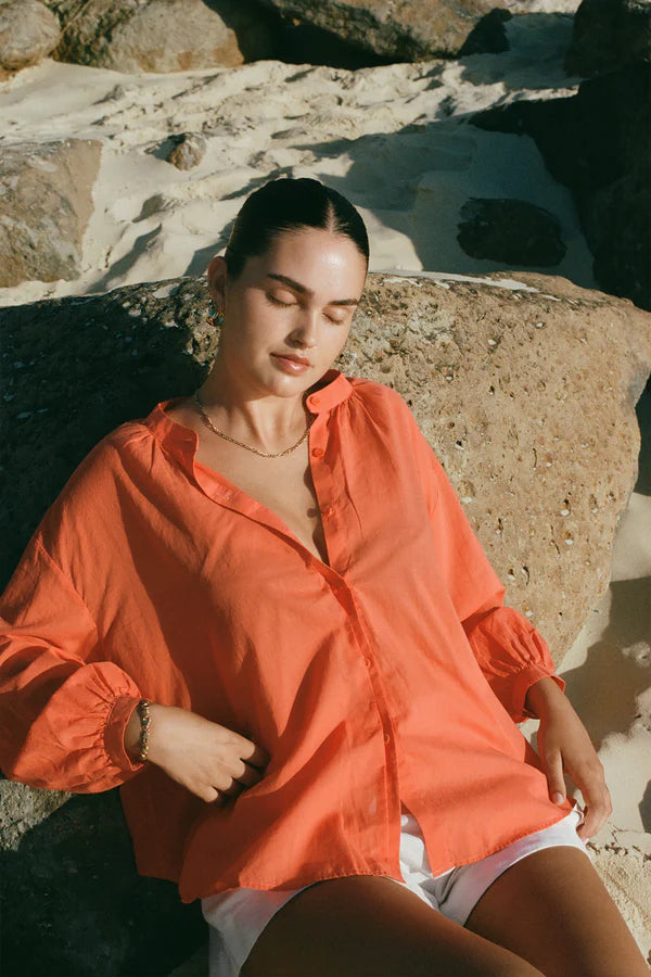 Ember Cotton Voile Shirt | Spritz