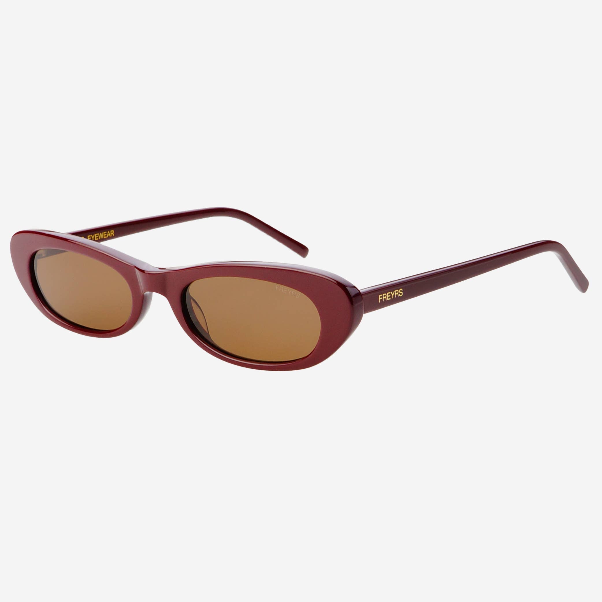 Sophie Acetate Cat Eye Womens Sunglasses : Burgundy
