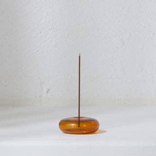 Glass Vessel Incense Holder
