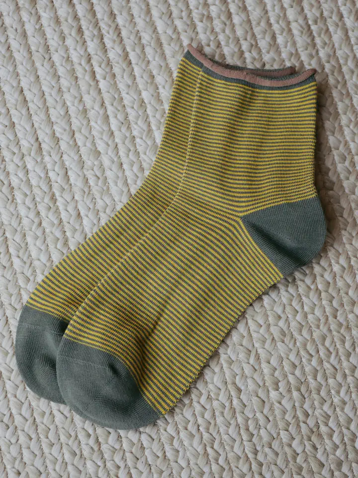 Stripe Roll Sock