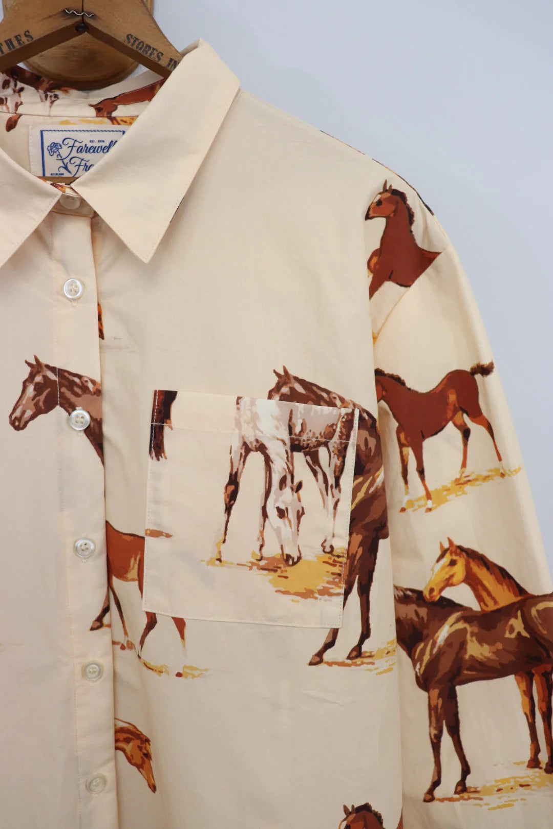 Horse George Long Sleeve Shirt