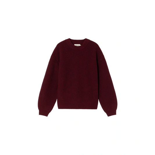 Garnet Wool Carmen Sweater