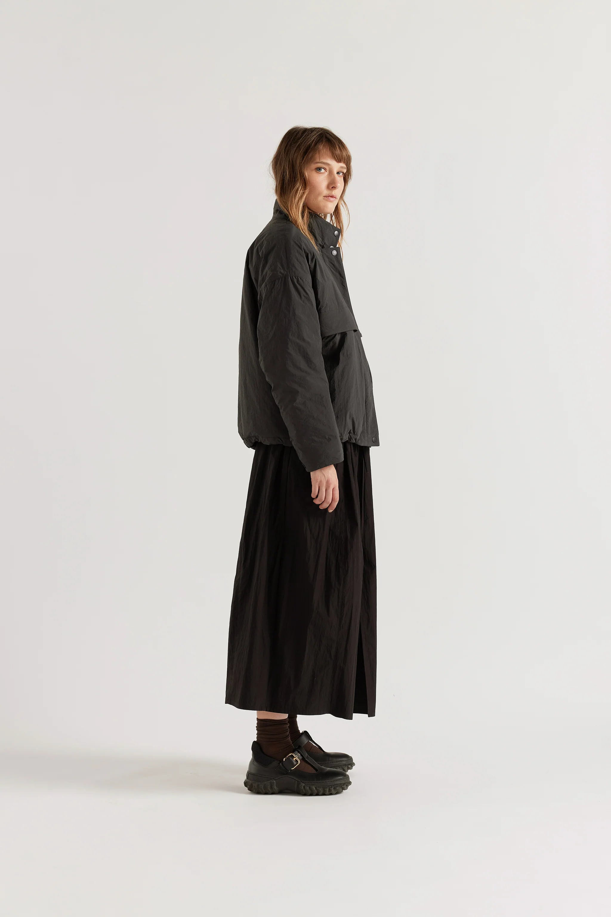 Surge Quilted Jacket | Vintage Black