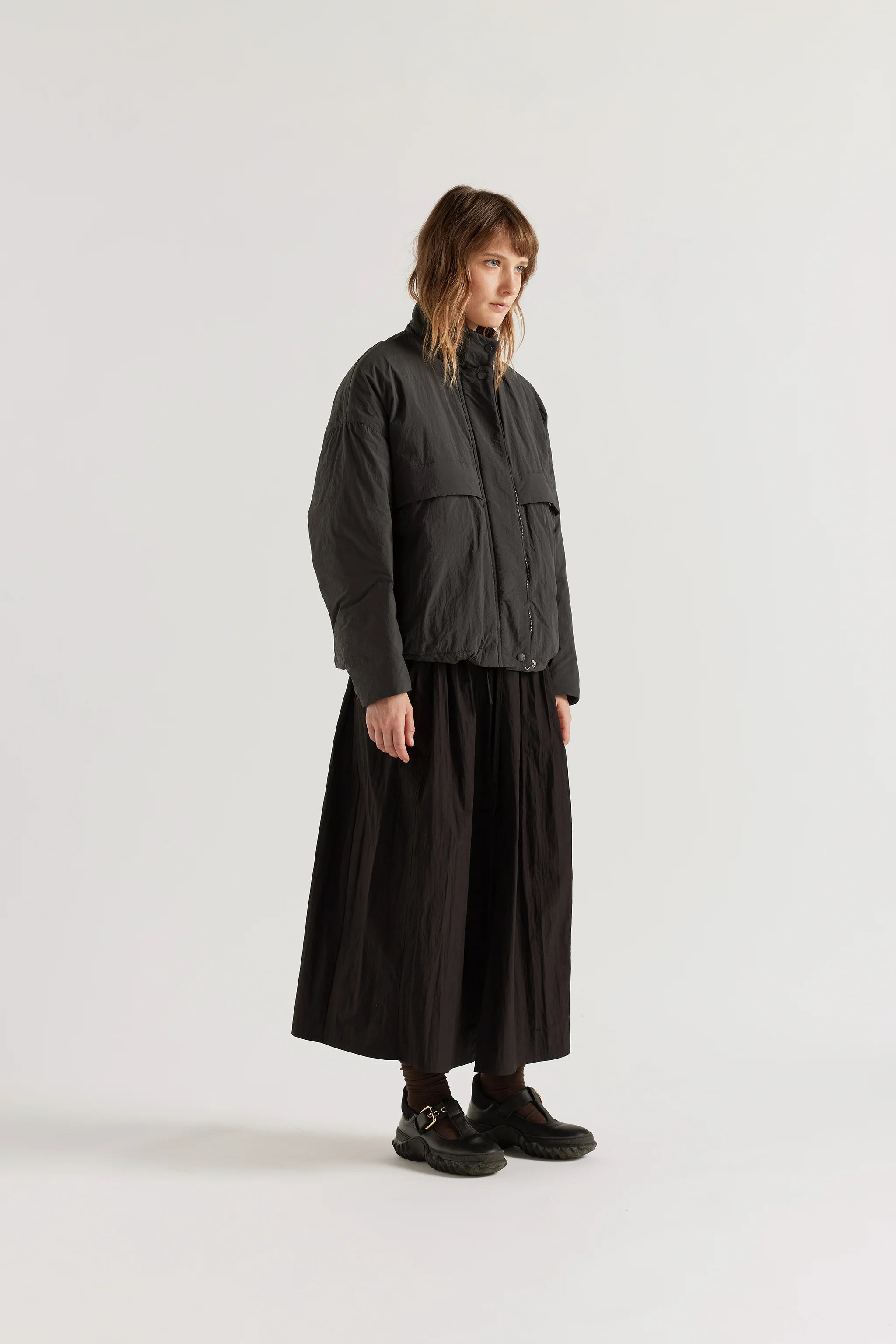 Surge Quilted Jacket | Vintage Black