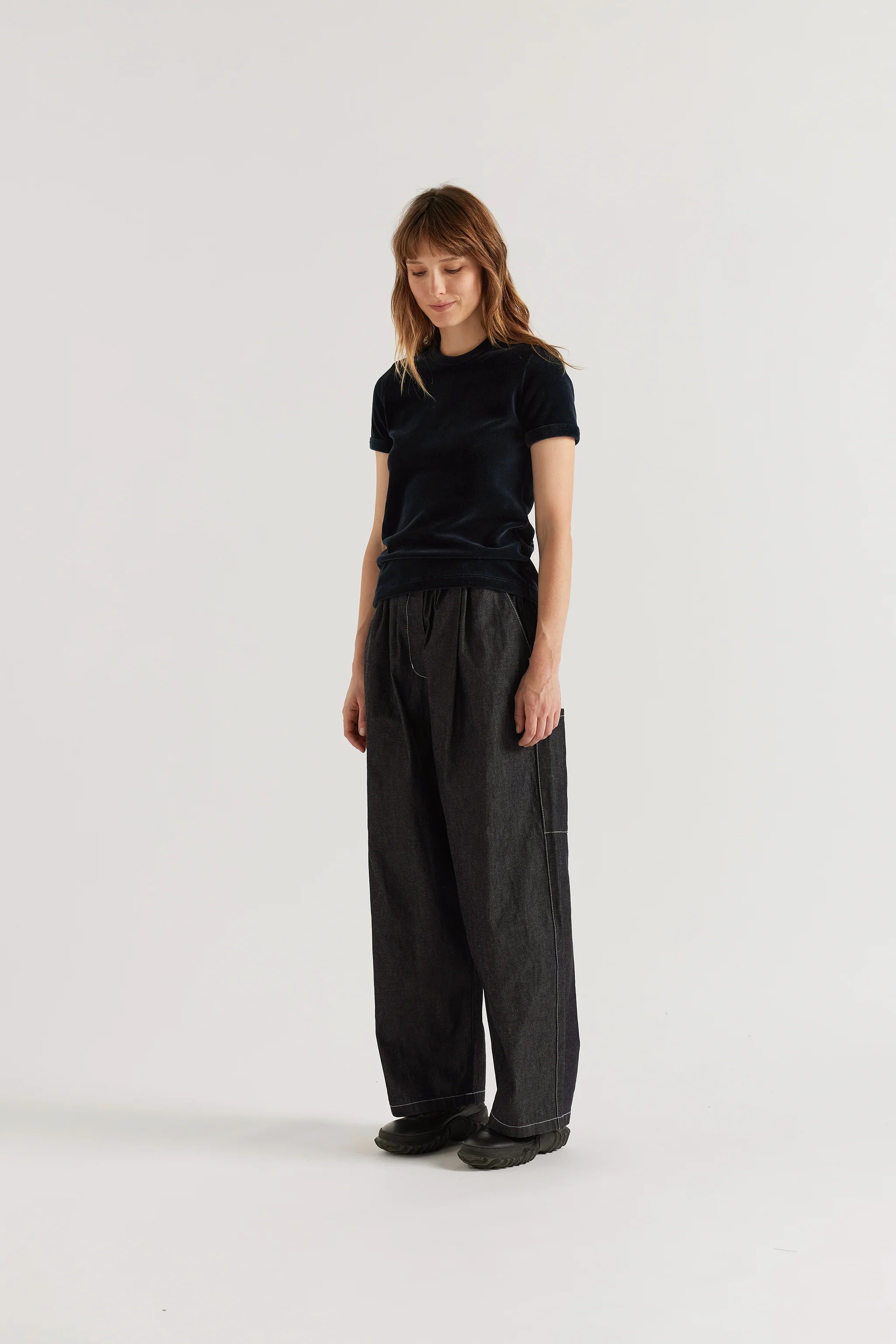 Wisp Elasticated Jean | Dark Indigo