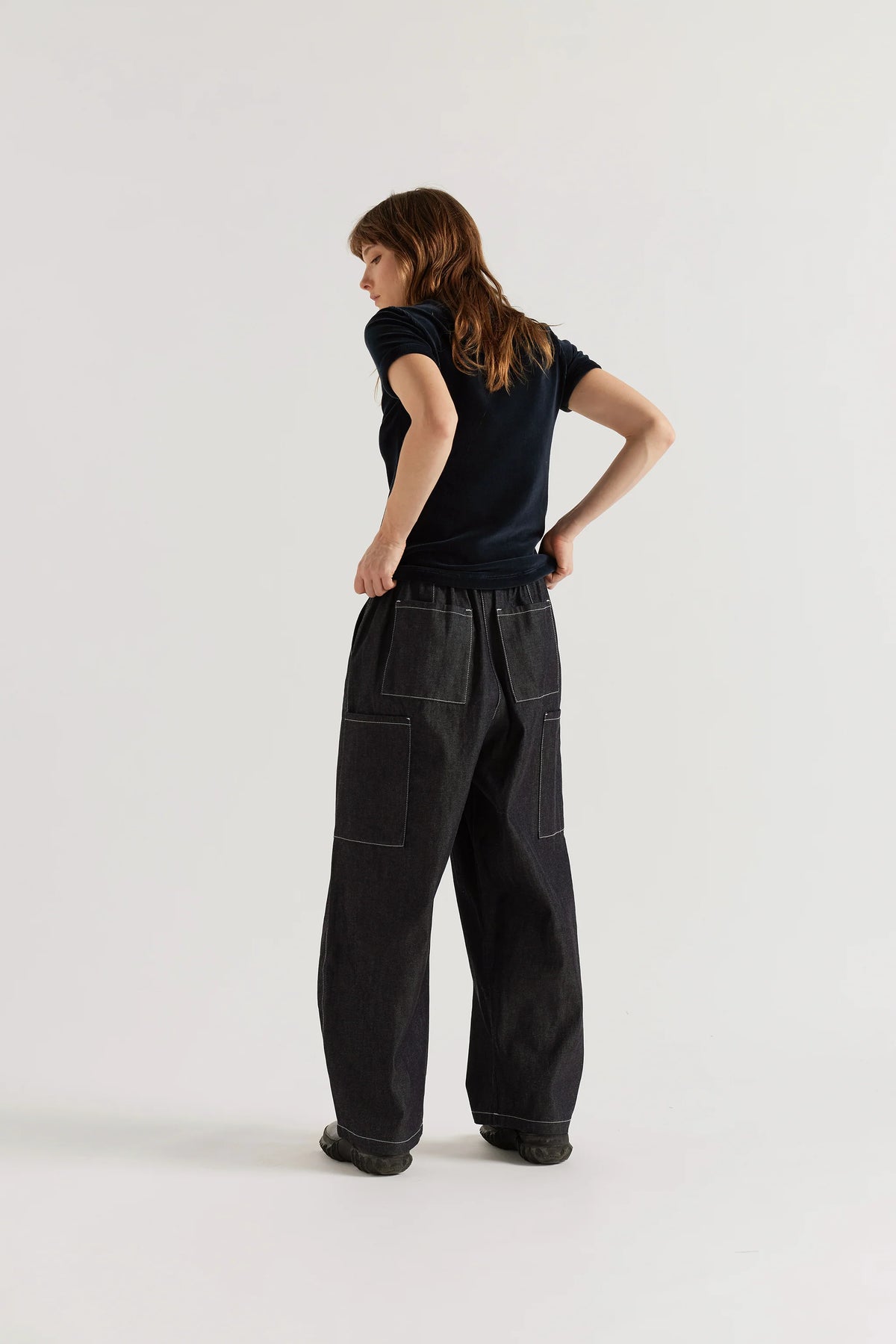 Wisp Elasticated Jean | Dark Indigo