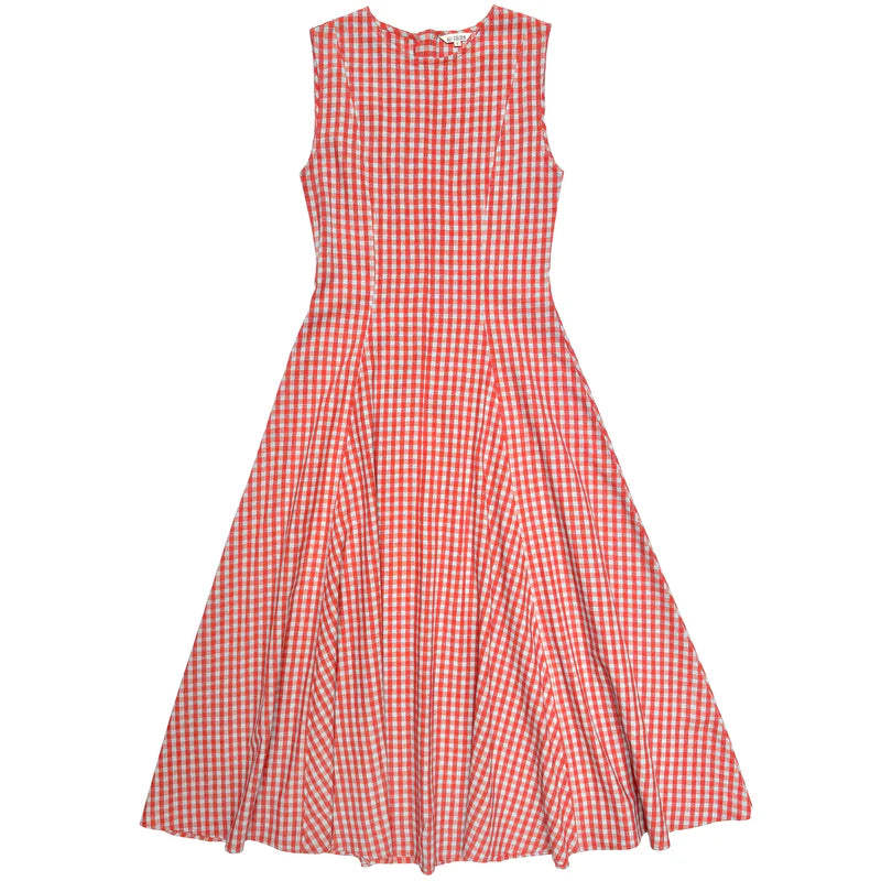 Paneled Midi Dress