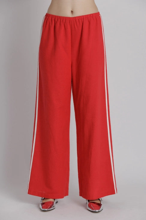 Linen Track Pant