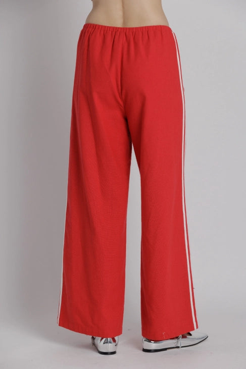 Linen Track Pant