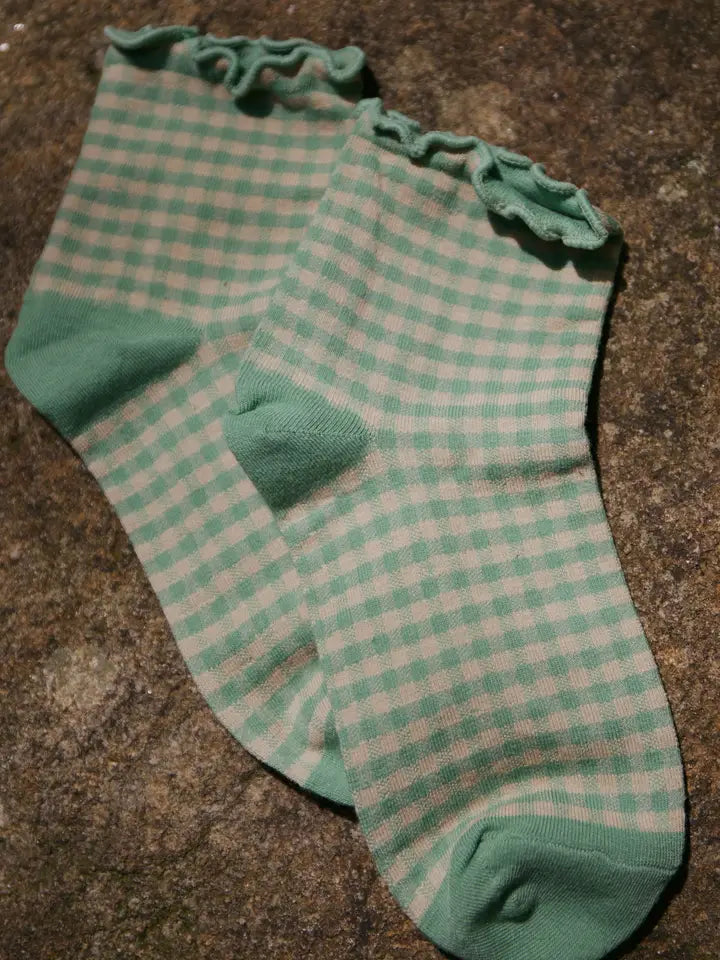 Gingham Socks