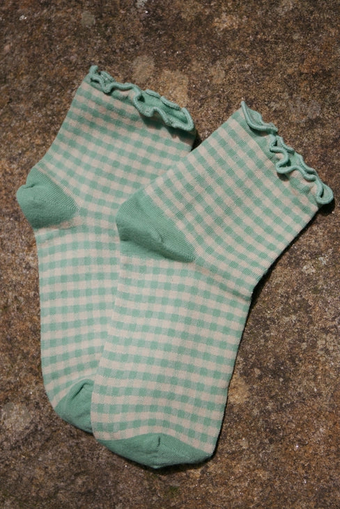 Gingham Socks