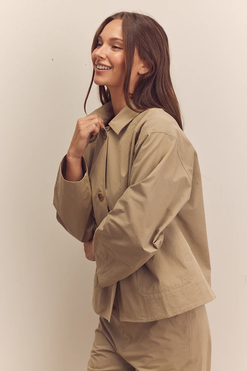 Button Down Worker Jacket