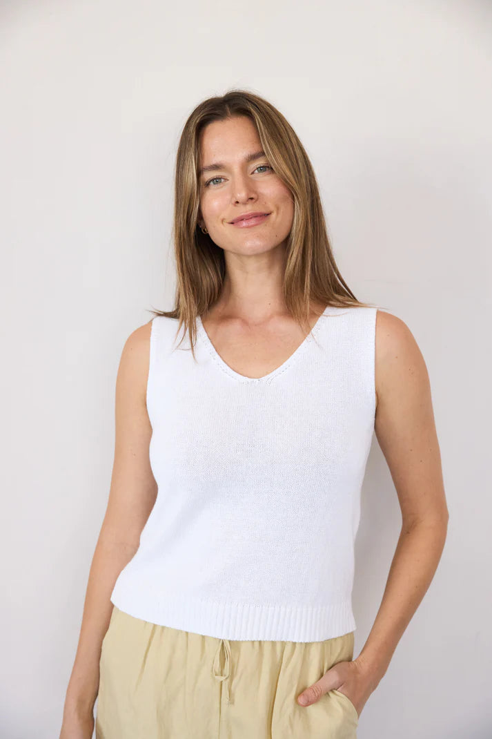 Cotton Sweater Tank