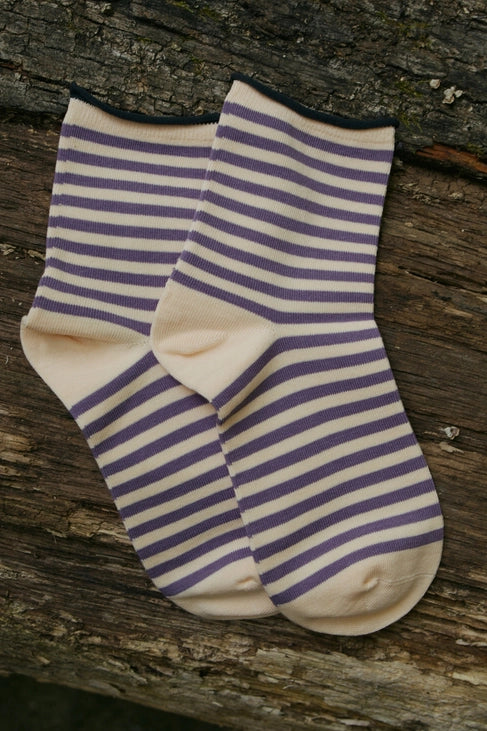 Stripe Roll Sock