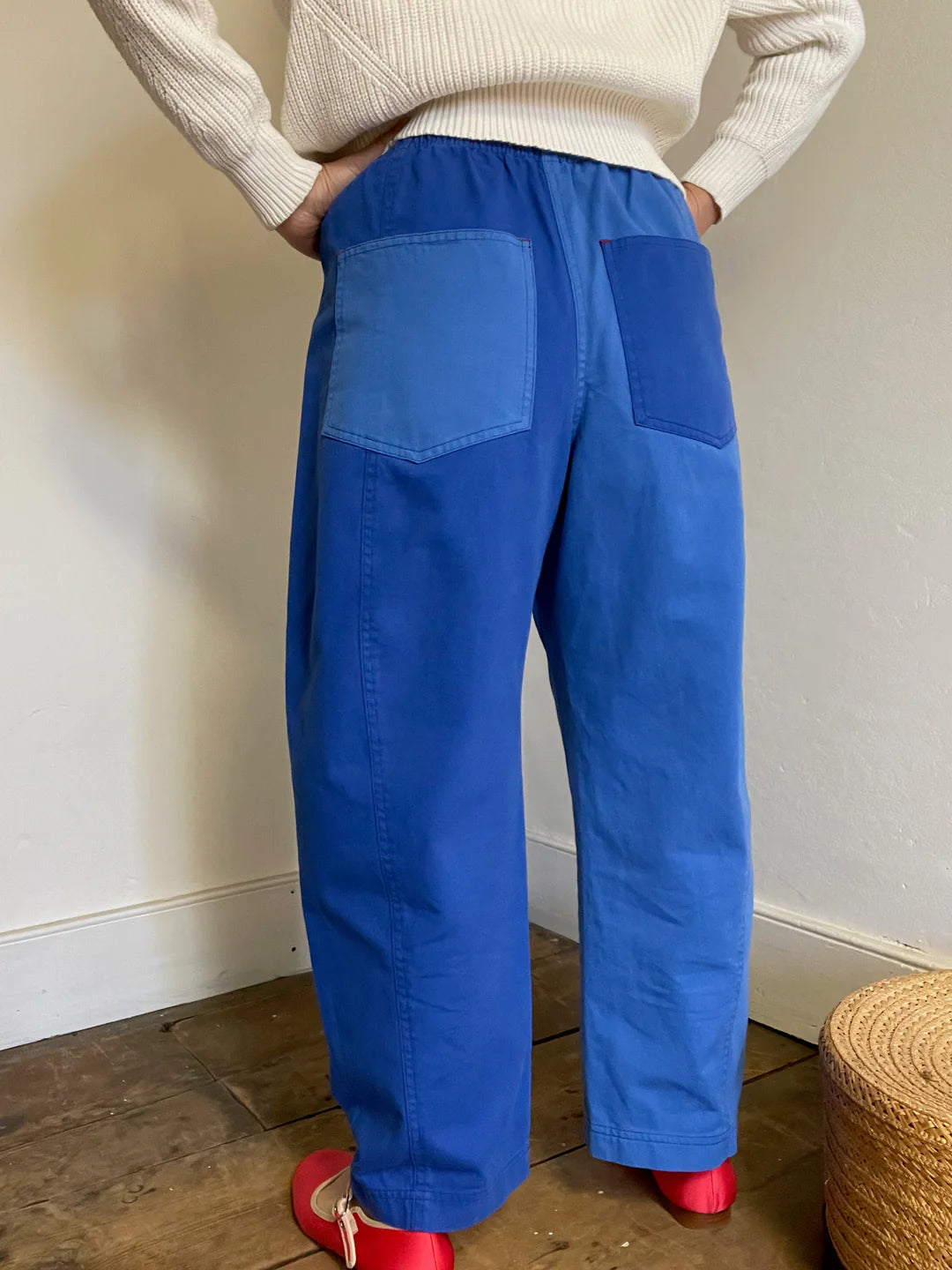 Janus Pant - blue colorblock