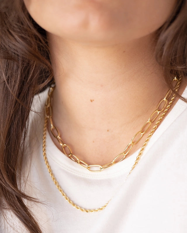 The Elongated Cable Chain Necklace