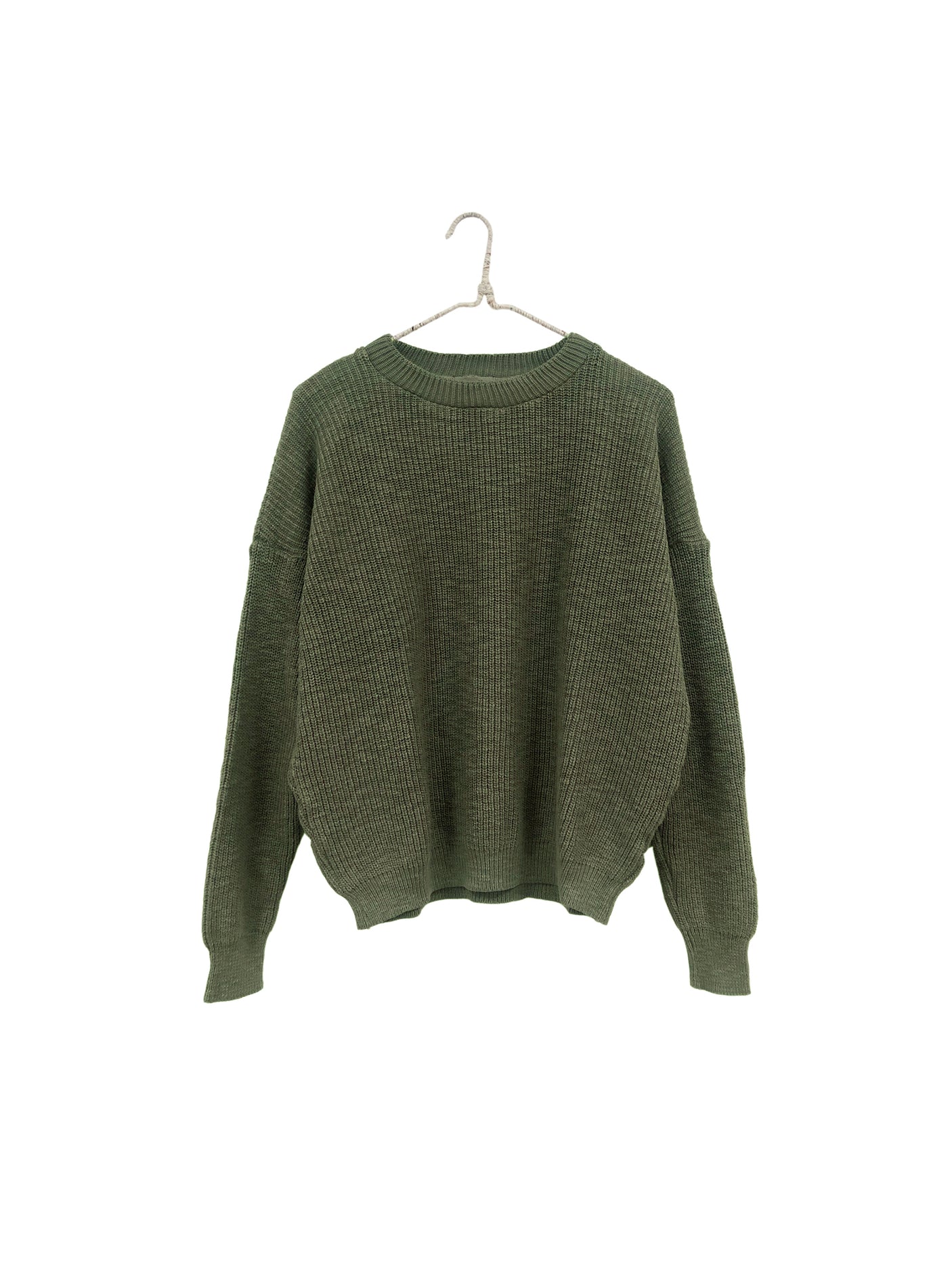 Crewneck Pull-On Sweater
